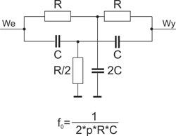 Rys. 2. Schemat ideowy filtru TT