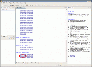 Rys. 5. Wybór mikrokontrolera