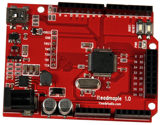 Fot. 4. Zestaw Itead Maple z mikrokontrolerem z rodziny STM32