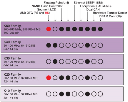 Rys. 3. Podział
rodziny Kinetis
