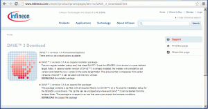 Rys. 2. Strona www służąca do pobrania pakietu DAvE 3