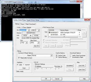 Rys. 4. Obsługa interfejsu J-Link jest wbudowana w Keil µVision