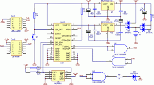 Rys. 3. Schemat elektryczny modułu testowego