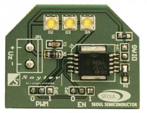 Fot. 4. Wygląd płytki drukowanej zmontowanego zestawu z STCS2