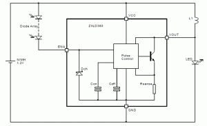 Rys. 1. Schemat blokowy układu ZXLD383
