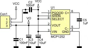 Rys. 1. Schemat elektryczny kompletnego stabilizatora
